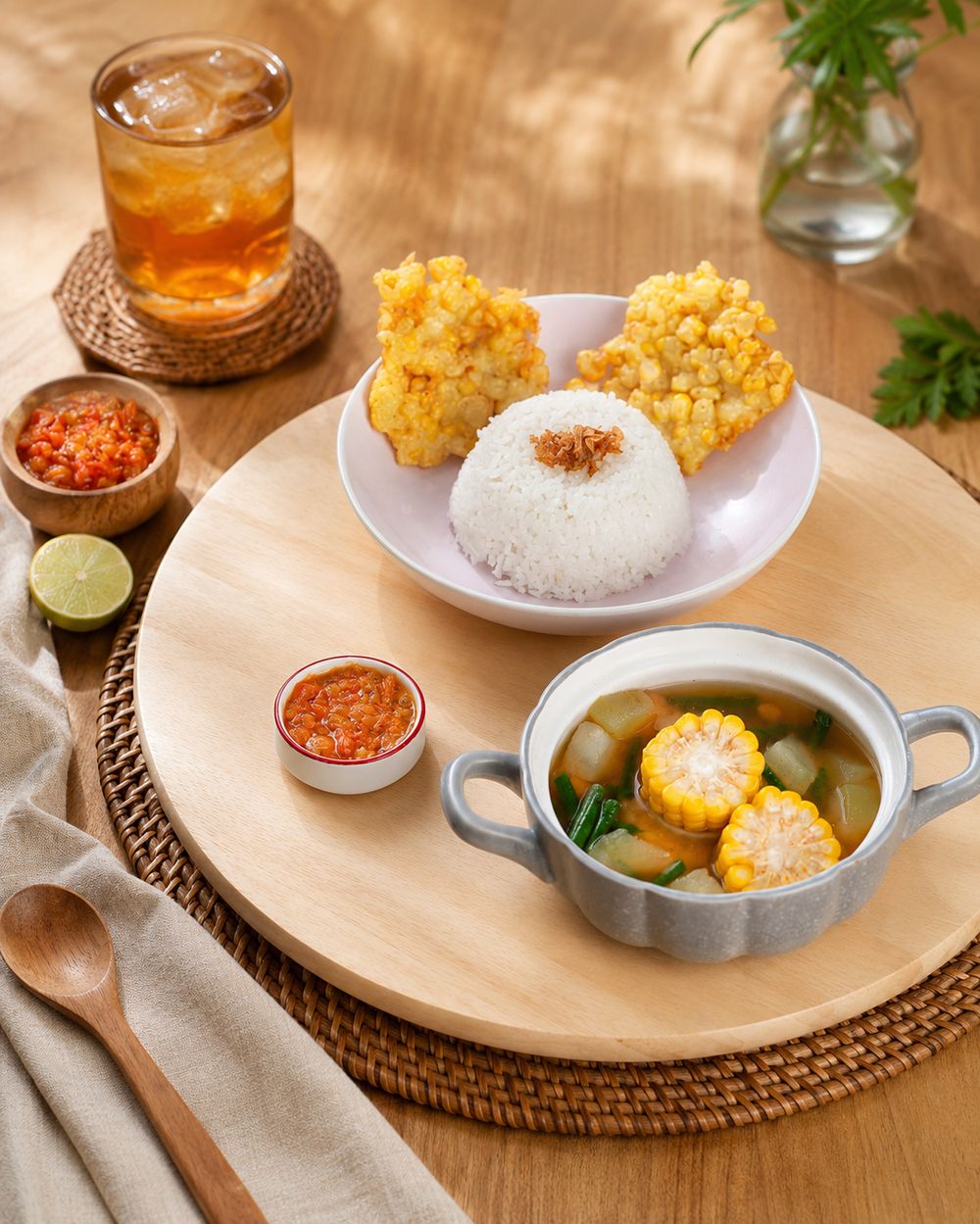 Sayur Asem segar di Kedai Bukit Rhema
