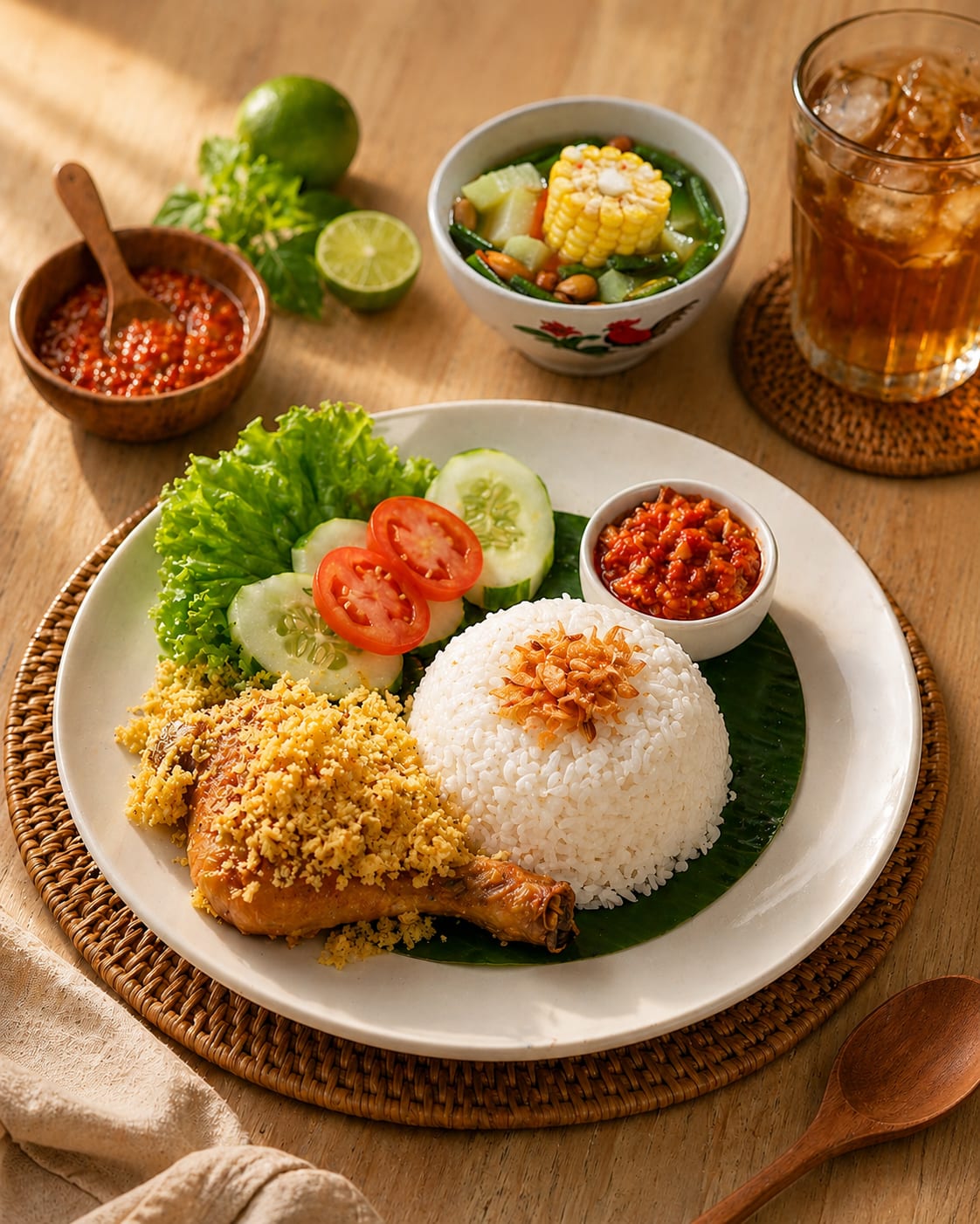 Paket ayam kremes Kedai Bukit Rhema